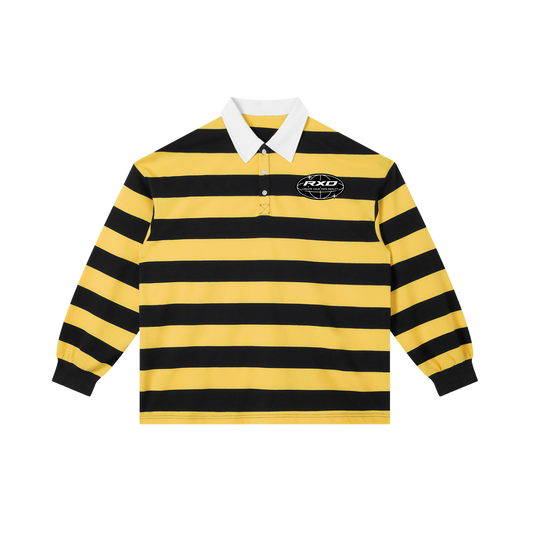 RXD Color Block Stripe Polo Shirt
